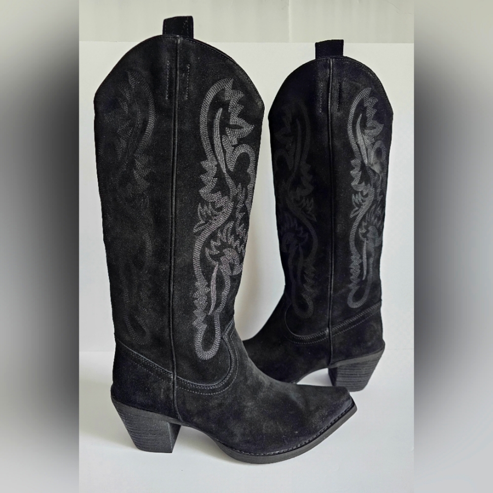 JEFFREY CAMPBELL Rancher Knee High Western Boots